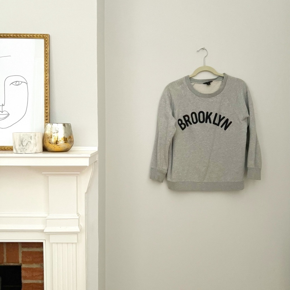 brooklyn sweatshirt / size medium / JCrew